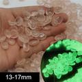 300PCS Garden Decoration Pebbles, Luminous Stone Glow In Dark Decorative Pebbles, Outdoor Fish Tank Aquarium Decoration