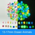 300PCS Garden Decoration Pebbles, Luminous Stone Glow In Dark Decorative Pebbles, Outdoor Fish Tank Aquarium Decoration