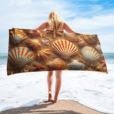 Landscape Beach Towel,Beach Towels for Travel, Quick Dry Towel for Swimmers Sand Proof Beach Towels for Women Men Girls Kids, Cool Pool Towels Beach Accessories Absorbent Towel