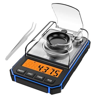 Electronic Digital Scale Portable Mini Scale High Precision Professional Pocket Scale Milligram 0.001g/50g Calibration Weights