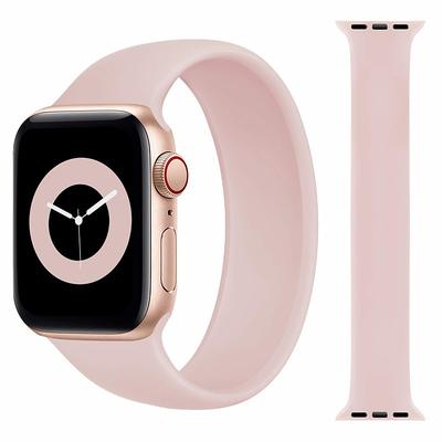 Solo Loop Compatible with Apple Watch band Waterproof Elastic Adjustable Soft Silicone Strap Replacement Wristband for Series 8 7 6 5 4 3 2 1 SE