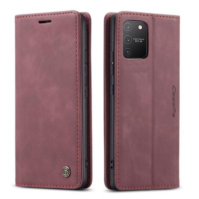 New Retro Business Leather Magnetic Flip Phone Case For Samsung Galaxy S22 S21 Plus Ultra A72 A52 A42 A32 With Wallet Card Slot Stand Leather Classic Design with Card Slot Closure Fold Case