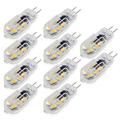 10pcs 3 W LED Bi-pin Lights 250 lm G4 MR11 12 LED Beads SMD 2835 Decorative Warm White Cold White Natural White 220-240 V 12 V / 10 pcs / RoHS