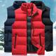 Men's Lightweight Down Vest Sports Puffer Jacket Hiking Vest Sleeveless Outerwear Waistcoat Coat Top Outdoor Fashion Thermal Warm Breathable Sweat wicking Winter Blue Black Red Hunting