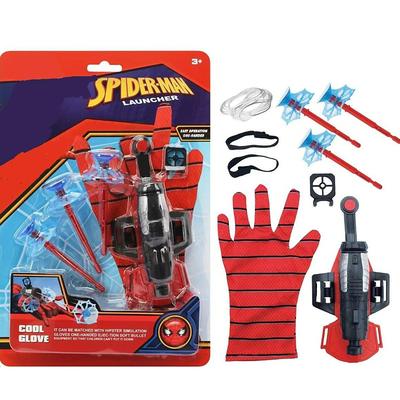 Spider Launcher Spider Silk Spider Hero Man Spinning Silk Gloves Black Children'S Toy Boy Soft Bullets Can Be Launched Halloween Gift for Christmas Gifts