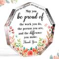 Inspirational Friendship Acrylic Heart Ornament - Perfect Gift for Birthdays, Holidays, and Home Decor