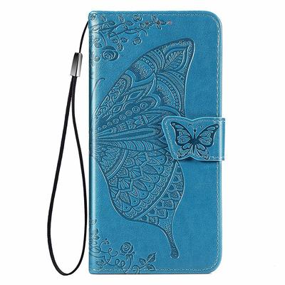 Phone Case For Samsung Galaxy S24 S22 S22 Plus Ultra S10 Plus S20 Samsung Note 10 Lite Full Body Case Portable Dustproof with Wrist Strap Butterfly Solid Colored PU Leather