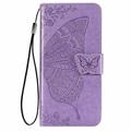 Phone Case For Samsung Galaxy S24 S22 S22 Plus Ultra S10 Plus S20 Samsung Note 10 Lite Full Body Case Portable Dustproof with Wrist Strap Butterfly Solid Colored PU Leather