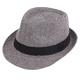 Men's Fedora Hat Panama Hat khaki Light Grey Cotton Streetwear Stylish 1920s Fashion Outdoor Daily Going out Graphic Prints Sunscreen