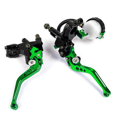 Nawenson Universal 7/8 22mm Motorcycle Clutch Brake Master Cylinder Reservoir Levers Kit Fluid Reservoir Set Cylinder Reservoir Lever Kit Fluid Reservoir Set