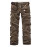 Men's Cargo Pants Cargo Trousers Combat Trousers Trousers Multi Pocket Plain Full Length Casual Black khaki Micro-elastic