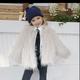 Kids Girls' Faux Fur Coat Solid Color Active Outdoor Coat Outerwear 3-10 Years Fall Black White Pink