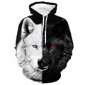 Men's Hoodie Pullover Hoodie Sweatshirt Green Blue Purple Light Green Red Hooded Print Daily Going out 3D Print Plus Size Basic Designer Casual Fall Clothing Apparel Hoodies Sweatshirts Long Sleeve