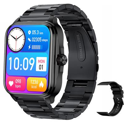 Cardica Blood Glucose Smart Watch Bluetooth Call Blood Pressure Body Temperature Smartwatch Men IP68 Waterproof Fitness Tracker