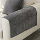 Sofa Armrest Cover Solid Color Extended Non slip Storage Cover Thick Chenille Sofa Armrest Cover