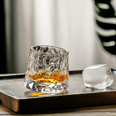 Bar Rotating Whiskey White Wine Gyro Cup Household Beer Red Wine Glass Shaker Tumbler Cup Whiskey Ice Cube Ice Maker