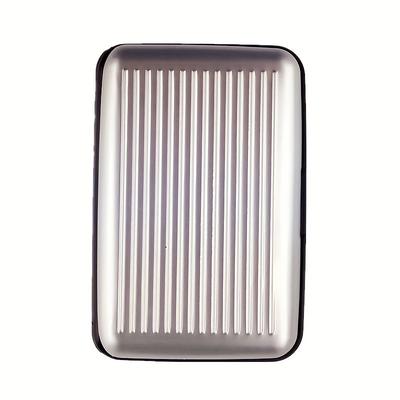 Aluminum Bank Card Holder Blocking Hard Case Wallet Solid Credit Card Anti-RFID Scanning Protect Card Holder