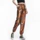 Women's Pants Cargo Pants Loose Pants Hip Hop Dance Costumes Spicy Girls Laser Holographic Shiny 1980s Silver Black Golden Pink Brown