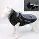 dog coat pet clothing reflective warm dog cotton-padded coat fur collar dog hardshell coat Big dog clothing pet clothing