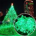 St. Patrick's Day Lights 10m Flexible LED Light Strips Light Sets String Lights 100 LEDs 1pc Warm White White Red Christmas New Year's Waterproof Party Decorative 220-240 V 110-120 V