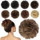 Messy Buns Hair Piece Hairpiece Wavy Ash Blonde Hair Scrunchies Tousled Updo Hairpieces for Women Girls