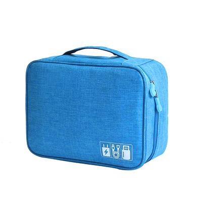 Electronics Organizer, Travel Universal Cable Organizer Bag, Waterproof Electronics Accessories Storage Cases,Charger, Phone, USB, SD Card, Hard Drives, Power Bank, Cords 9.457.093.94Inch