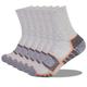 Men's 6 Pairs Socks Crew Socks Hosiery WhiteBlack Light gray dark gray Color Cotton Winter Autumn / Fall