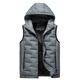 Men's Windbreaker Quilted Puffer Vest Quilted Full Zip Sleeveless Outerwear Casual Athleisure Winter Thermal Warm Windproof Fitness Gym Workout Running Sportswear Activewear Solid Colored Green Khaki