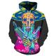 Men's Hoodies Long Sleeve Cartoon Black Gray Design Daily Going out Plus Size Active Exaggerated Loose Fit Winter Fall Winter Pullover Hoodie