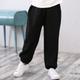 Boys Linen Pants Trousers Solid Color Soft Linen Pants Outdoor Cool Daily Black Yellow Wine Mid Waist