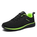 Men's Women's Sneakers Running Shoes Athletic Non-slip Flyknit Cushioning Breathable Lightweight Soft Running Jogging Rubber Knit Summer Spring Black Black Red Black Green Black Golden