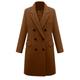 Women's Coat Casual Jacket Trench Coat Street Daily Wear Vacation Fall Winter Long Coat Loose Fit Thermal Warm Windproof Warm Stylish Sporty Chic Modern Jacket Long Sleeve Pure Color Slim Fit Black