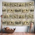 Bayeux Tapestry Art Hanging Tapestry War Large Tapestry Mural Decor Photograph Backdrop Blanket Curtain Home Bedroom Living Room Decoration