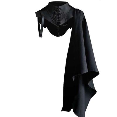 Retro Vintage Punk Gothic Medieval Cloak Shawls Knight Ritter Crusader Outlander Men's Women's Unisex Solid Colored Performance Party / Evening Stage Adults' Shawl Cloak