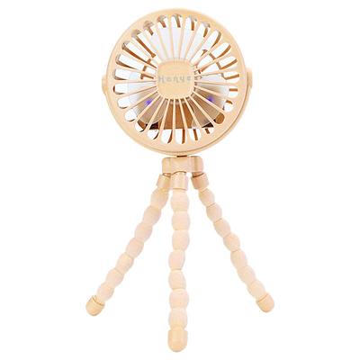 USB Charging Portable Fan Eight-claw Fish Mini Luminous Fan Can Be Hung Can Be Standing Can Be Wrapped Three Windshields