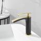 Bathroom Waterfall Sink Faucet, Basin Mixer Taps Tall Short Brass, Deck Mounted Single Handle One Hole Tap with Hot and Cold Hose Vessel Water Tap Washroom