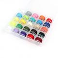 25/36pcs/set Bobbin With Sewing Thread, 25/36 Grids Boxed Color Bobbins, Practical Replacement Simple Installation Household For Sewing Machine