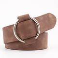 Women's Unisex PU Buckle Belt PU Leather O-ring Buckle O-ring Casual Classic Daily Holiday Black Brown Beige Coffee