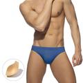 Men's Swimwear Swim Briefs Pure Color Antibacterial Leak Proof Beach Swimming Pool Fashion Simple Light Blue Black Micro-elastic