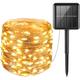 Outdoor Solar String Lights, Solar Powered Fairy Lights With 8 Modes Waterproof Decoration Copper Wire Lights For Patio Yard Trees Christmas Wedding Party