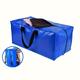 1/2pcs Plastic Blue Packaging Bag Zipper Moving Bag Essential Items For University Dormitories Storage Bag For Clothing And Blanket Travel Bag For Organizing And Carrying Moving Supplies