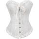 Corset Women's Plus Size Corsets Corsets Country Sexy Lady Sweetheart Tummy Control Push Up Jacquard Jacquard Abstract Flower Hook Eye Lace Up Nylon Polyester / Cotton Christmas Wedding Special