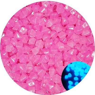 500PCS Garden Decoration Pebbles, Glow in The Dark Luminous Stones, Decorative Pebbles for Outdoor, Fish Tank, and Aquarium Decor
