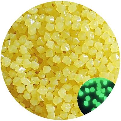 500PCS Garden Decoration Pebbles, Glow in The Dark Luminous Stones, Decorative Pebbles for Outdoor, Fish Tank, and Aquarium Decor
