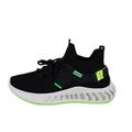 Men's Sneakers Running Shoes Cushioning Breathable Light Soft Running Road Running Rubber Knit Spring Fall Black White Khaki