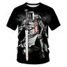 The Last Templar Crusader Knights Templar Crusader T-shirt Cartoon Manga Anime 3D Graphic For Couple's Men's Women's Adults' 3D Print