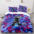 3Pcs/2Pcs Basketball Print Duvet Cover Set Bedding Sets Comforter Cover with Soft Lightweight Microfiber