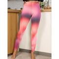 Women's Leggings Heart Print Ankle-Length Stretchy High Waist Athleisure Athletic Yoga Sports Outdoor Pink Blue S M Spring Fall