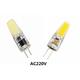 10pcs LED COB G4 3W Lamp Bulb 1505 COB Silicone Light Bulb AC/DC 12V 220V DC12V 360 Beam Angle Replace Halogen Led Lamp Chandelier Lights