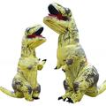 Dinosaur Cosplay Costume Funny Costumes Inflatable Costumes All Movie Cosplay Funny Costume White Yellow Red Leotard / Onesie Halloween Carnival Masquerade Cloth
